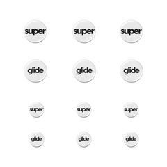 Superglide (Type-C) Universal Dot 6mm + 9mm (12pcs)