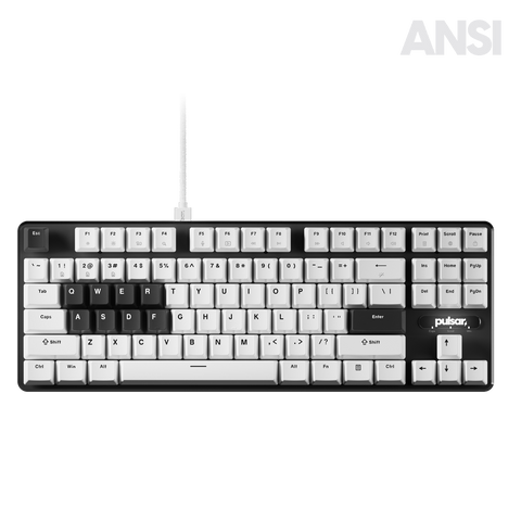 [ANSI] PCMK 2HE TKL Black Mechanical Gaming Keyboard